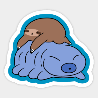 Little Sloth and Waterbear Sticker